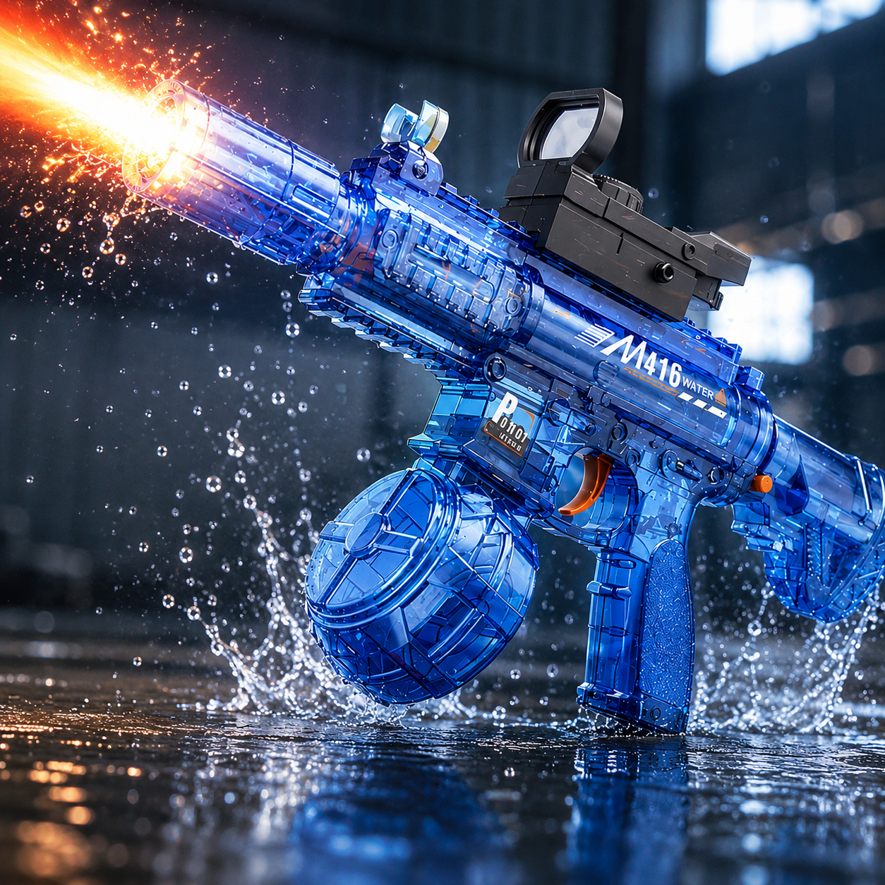 Elektryczny pistolet na wodę M416 !